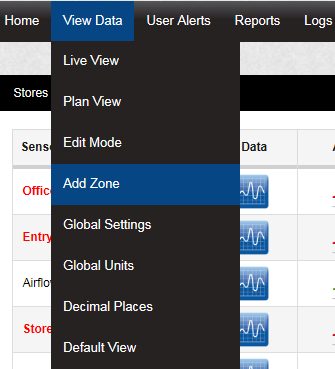 Add Zone