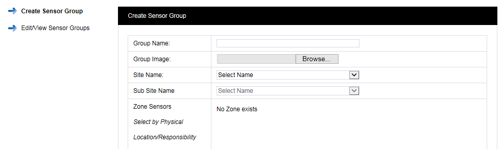 Create Sensor Groups